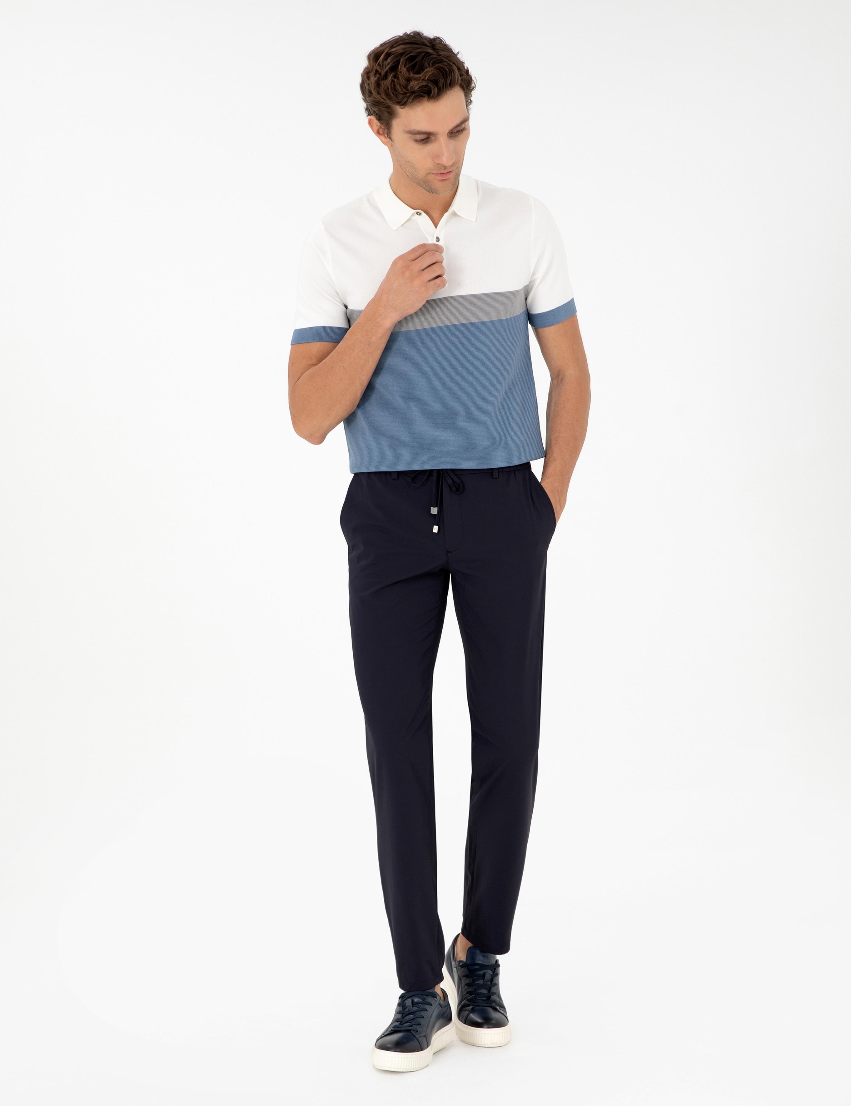 Lacivert Slim Fit Kumaş Pantolon - 50305035015