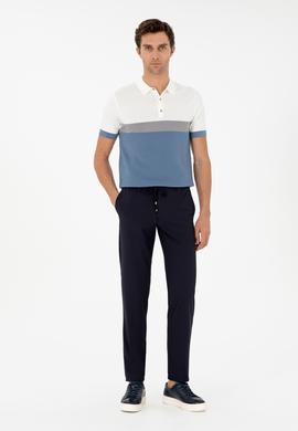 Lacivert Slim Fit Kumaş Pantolon