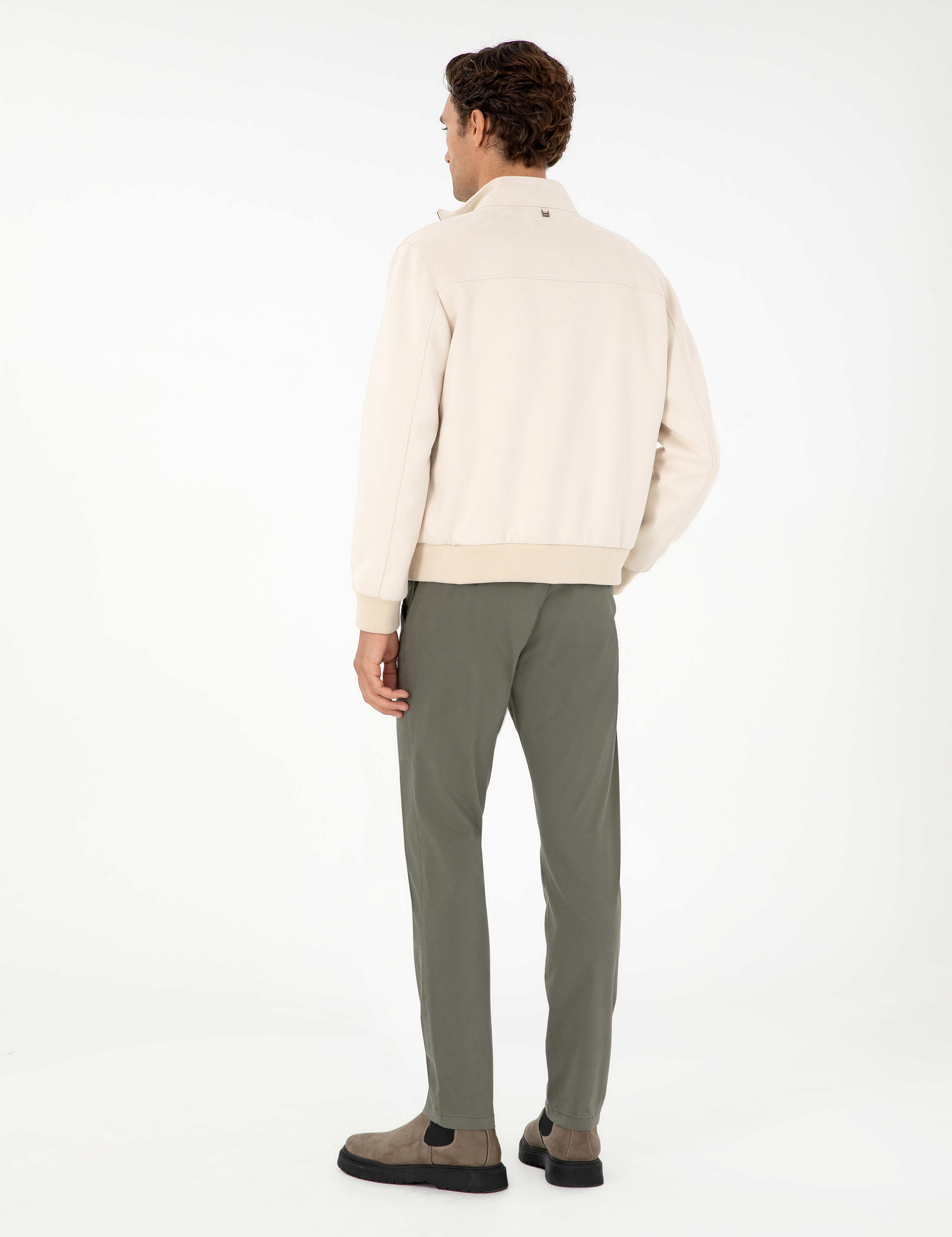 Haki Slim Fit Kanvas Pantolon - 50304318103