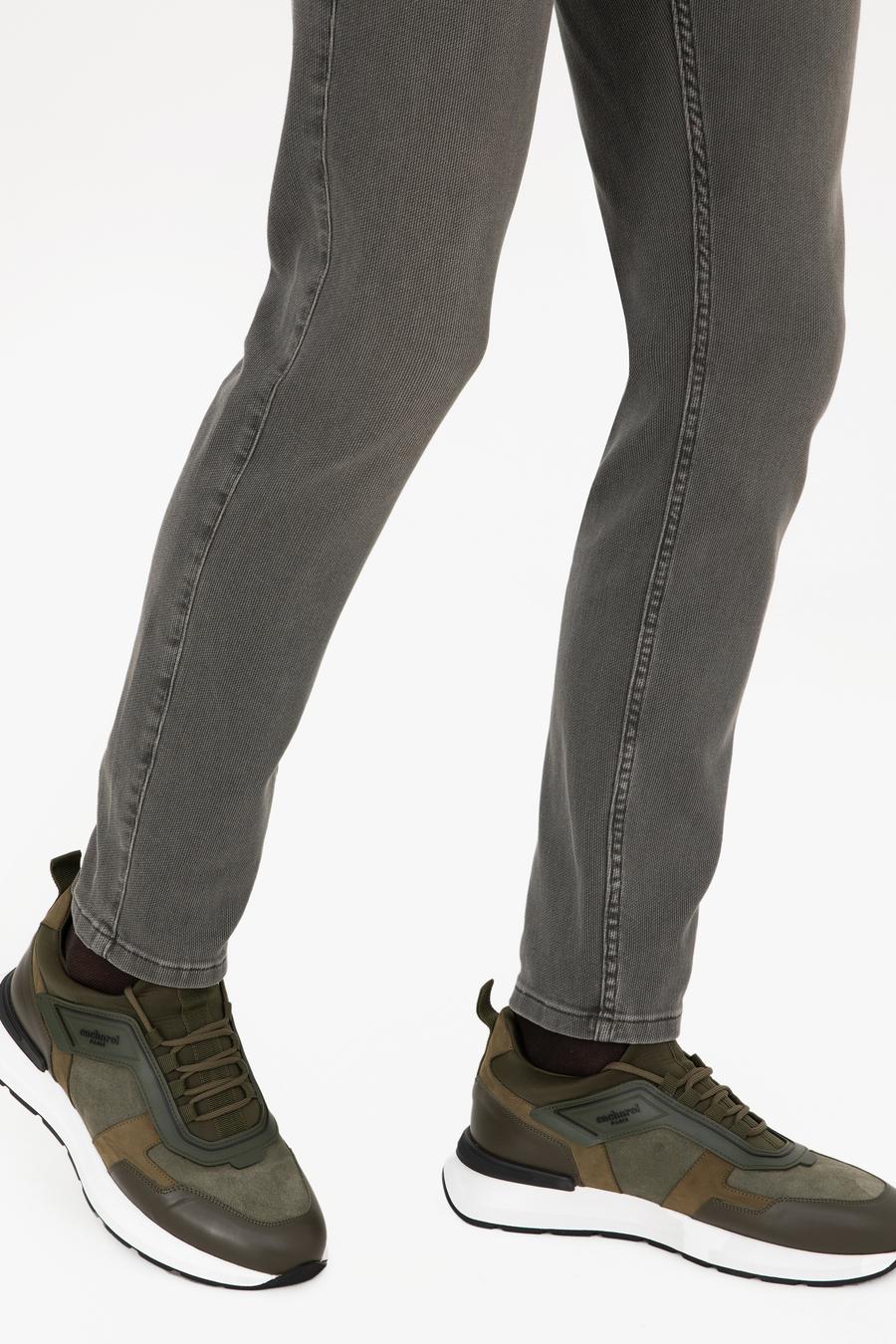Haki Eva Taban Sneaker Ayakkabı - 50295436003