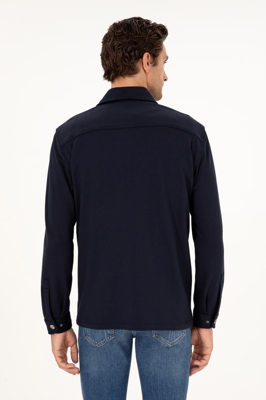 Lacivert Regular Fit Ceket Gömlek - 50292995015