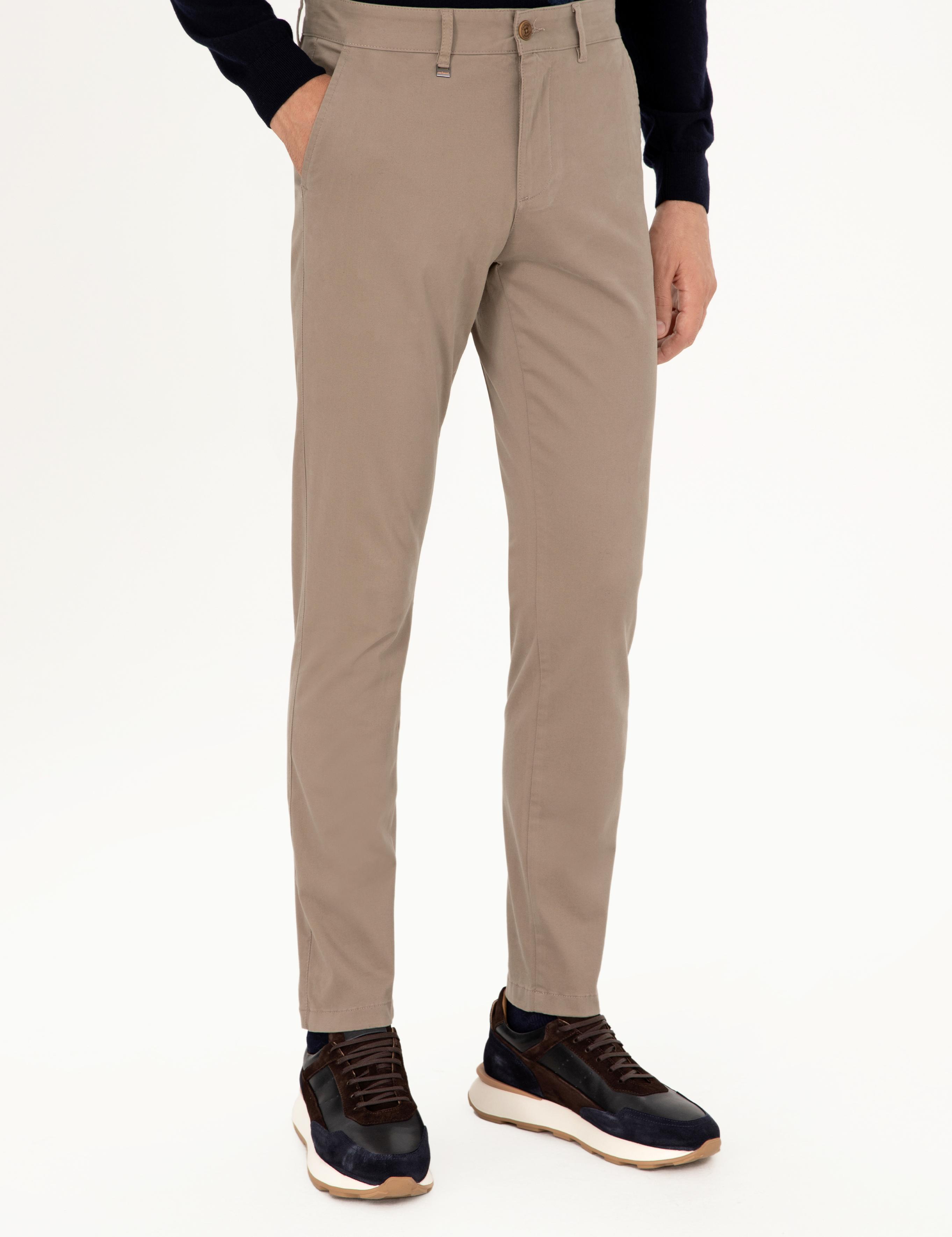 Vizon Slim Fit Pamuk Karışımlı Kanvas Pantolon - 50292446032