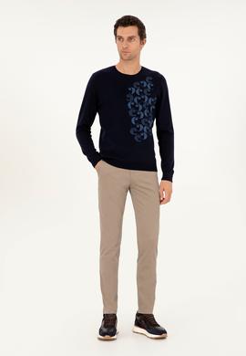 Vizon Slim Fit Pamuk Karışımlı Kanvas Pantolon