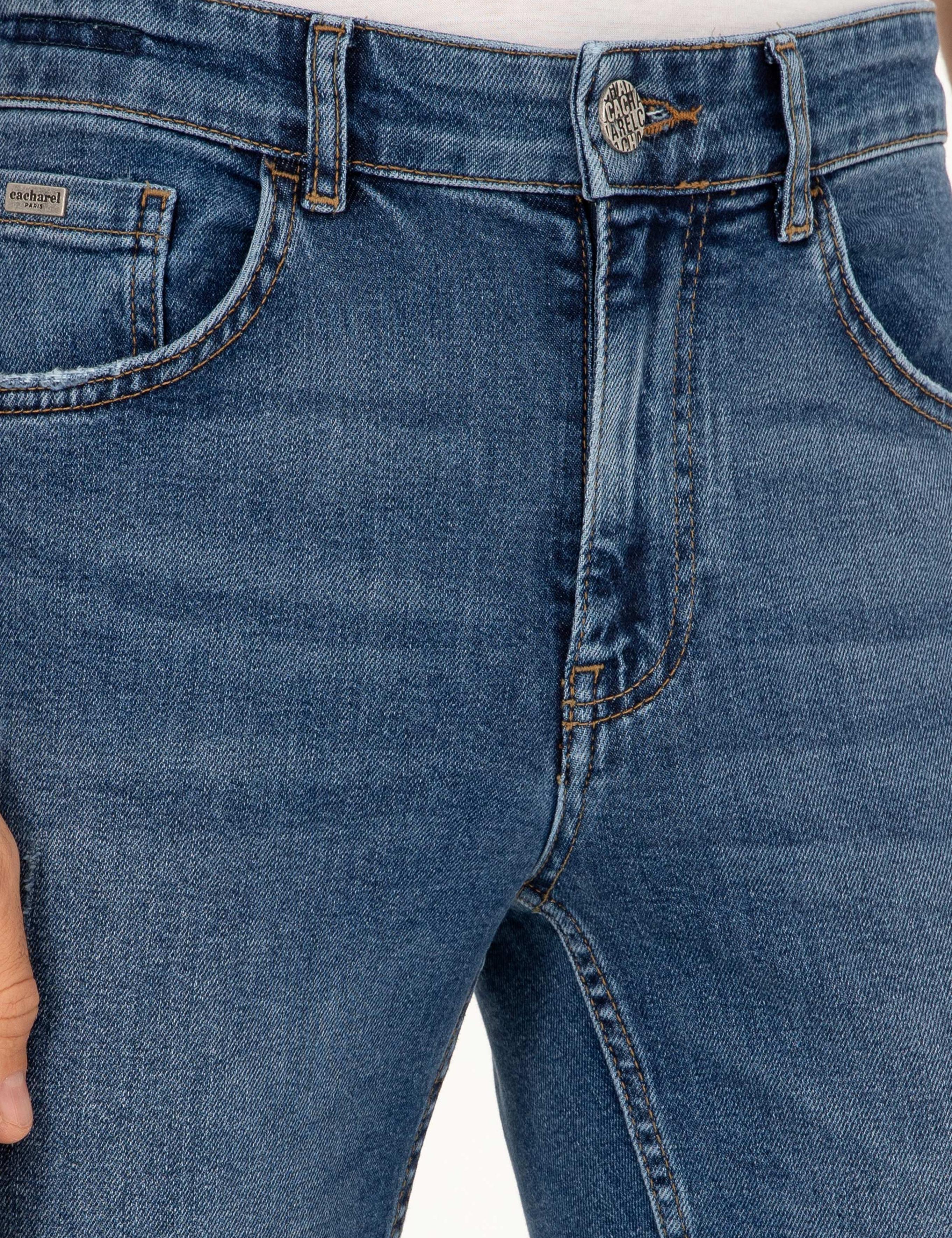 Açık Lacivert Slim Fit Pamuk Karışımlı Jean Pantolon - 50290519056