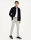 Gri Slim Fit Kanvas Pantolon