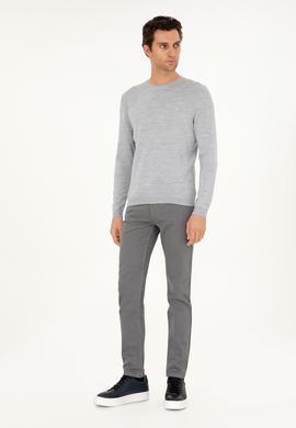 Antrasit Slim Fit Jean Pantolon