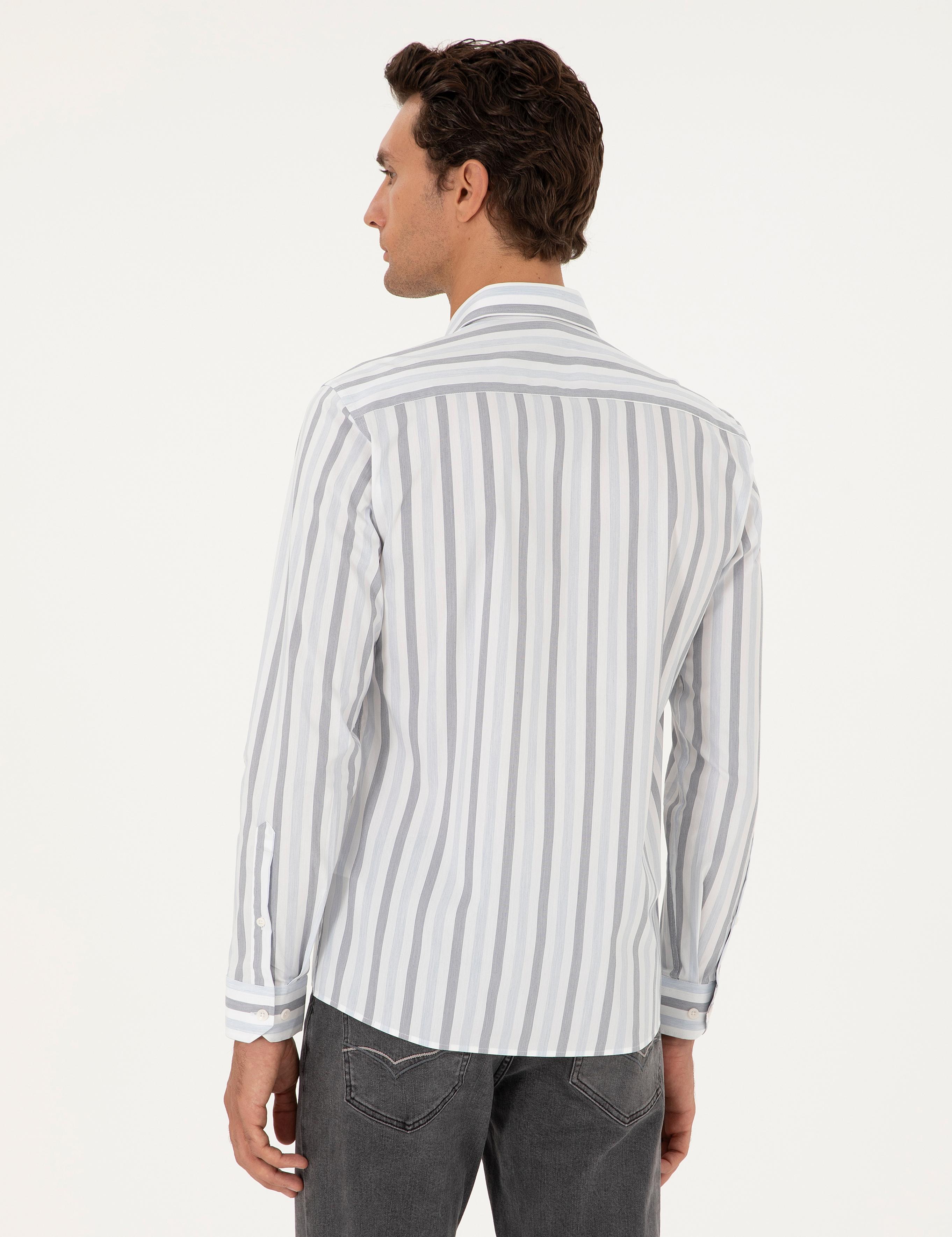 Saks Slim Fit Uzun Kollu Gömlek - 50285542007