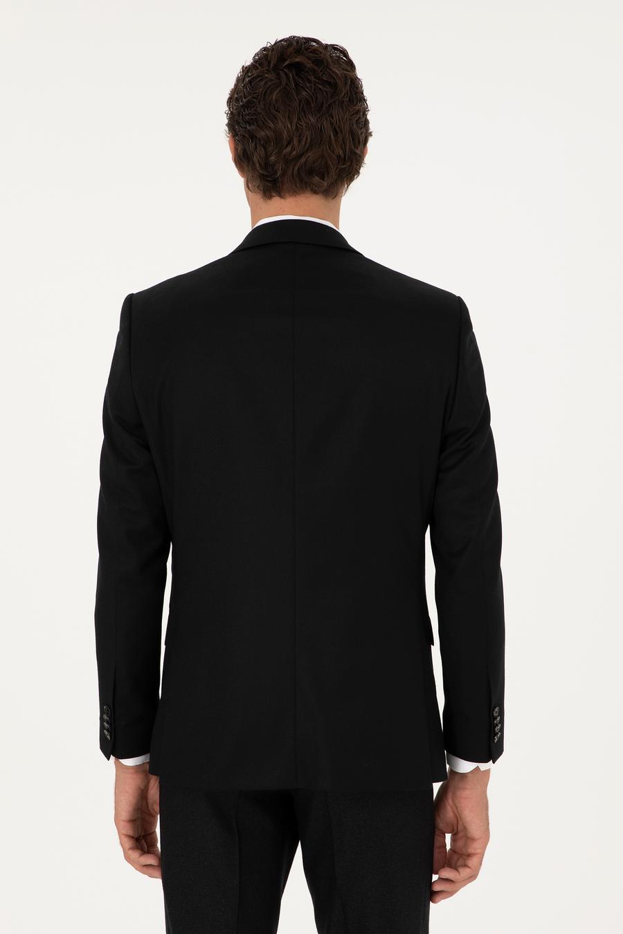 Siyah Slim Fit Ceket - 50292488248