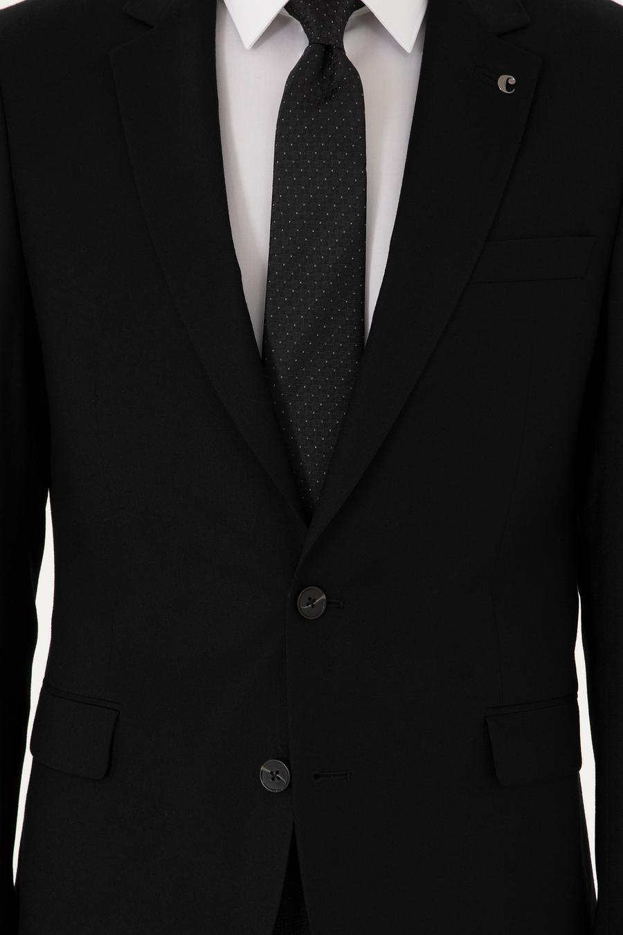 Siyah Slim Fit Ceket - 50292488248