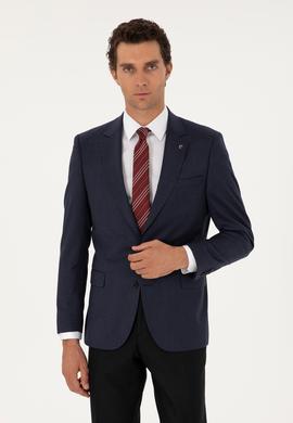 Lacivert Slim Fit Ceket