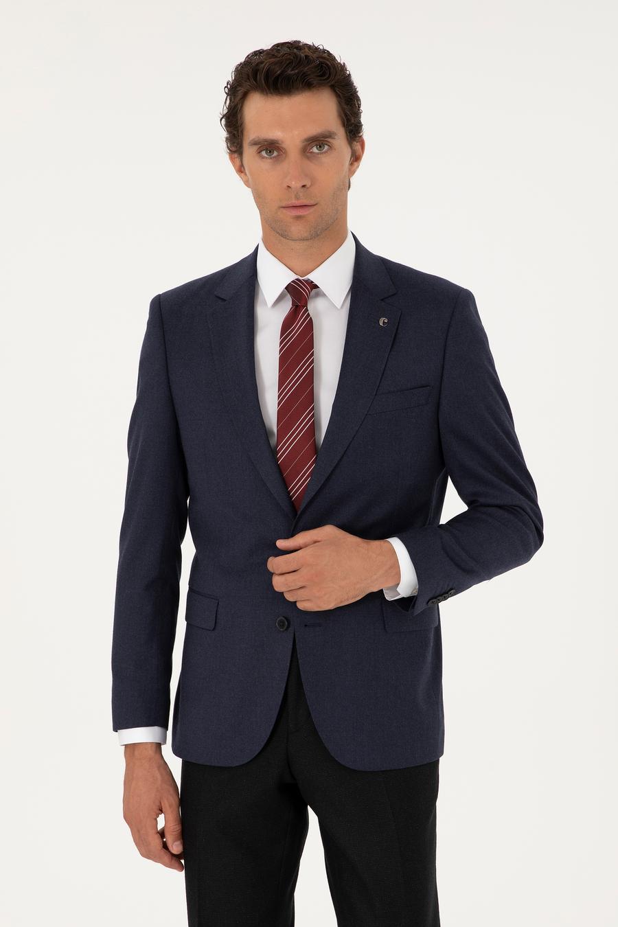 Lacivert Slim Fit Ceket - 50292488104