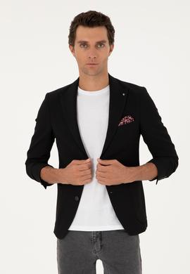 Siyah Ekstra Slim Fit Ceket