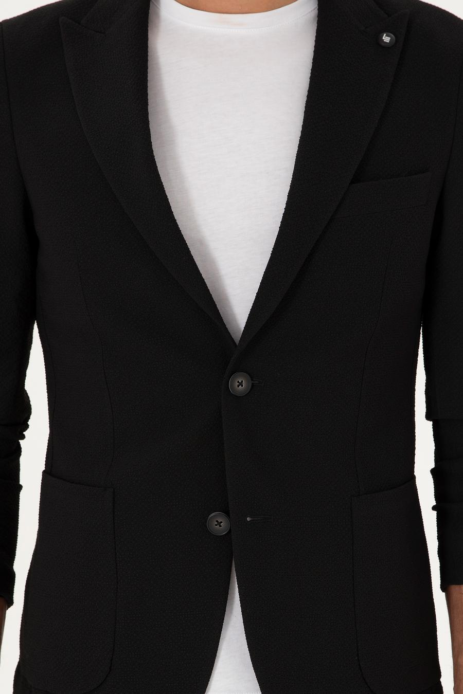 Siyah Ekstra Slim Fit Ceket - 50269213020