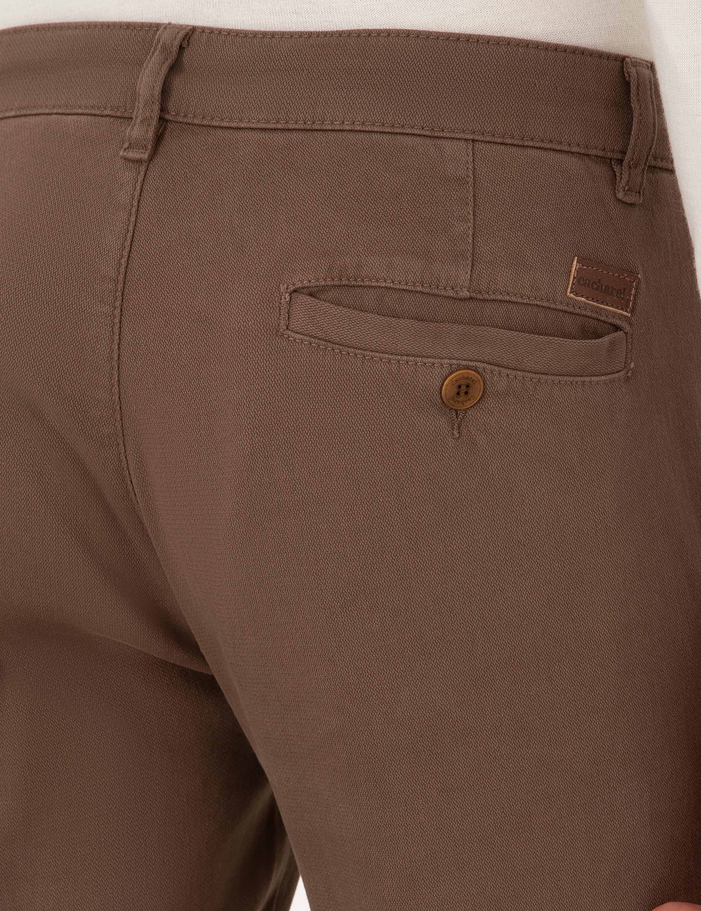 Kahverengi Slim Fit Kanvas Pantolon - 50305017453