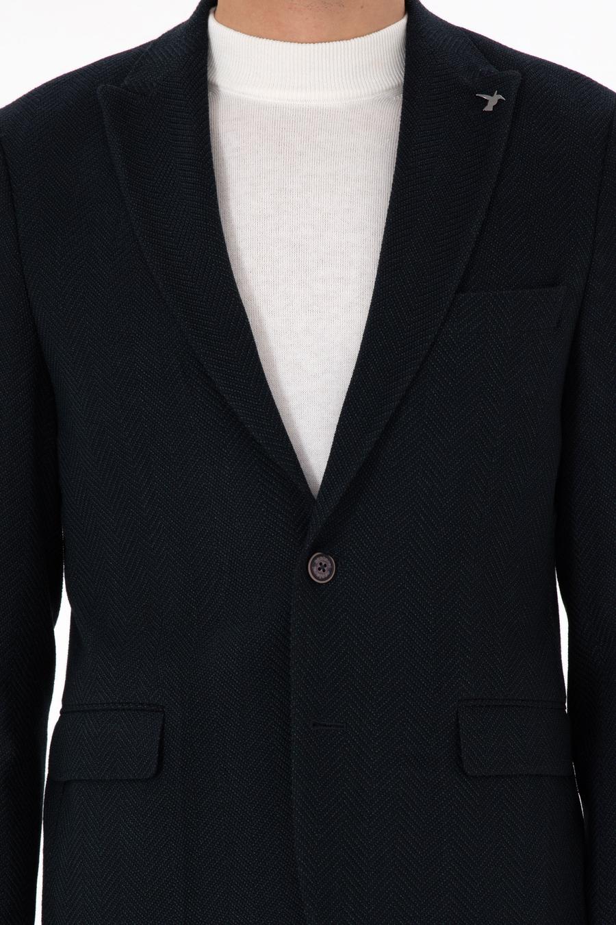 Yeşil Slim Fit Ceket - 50290533053