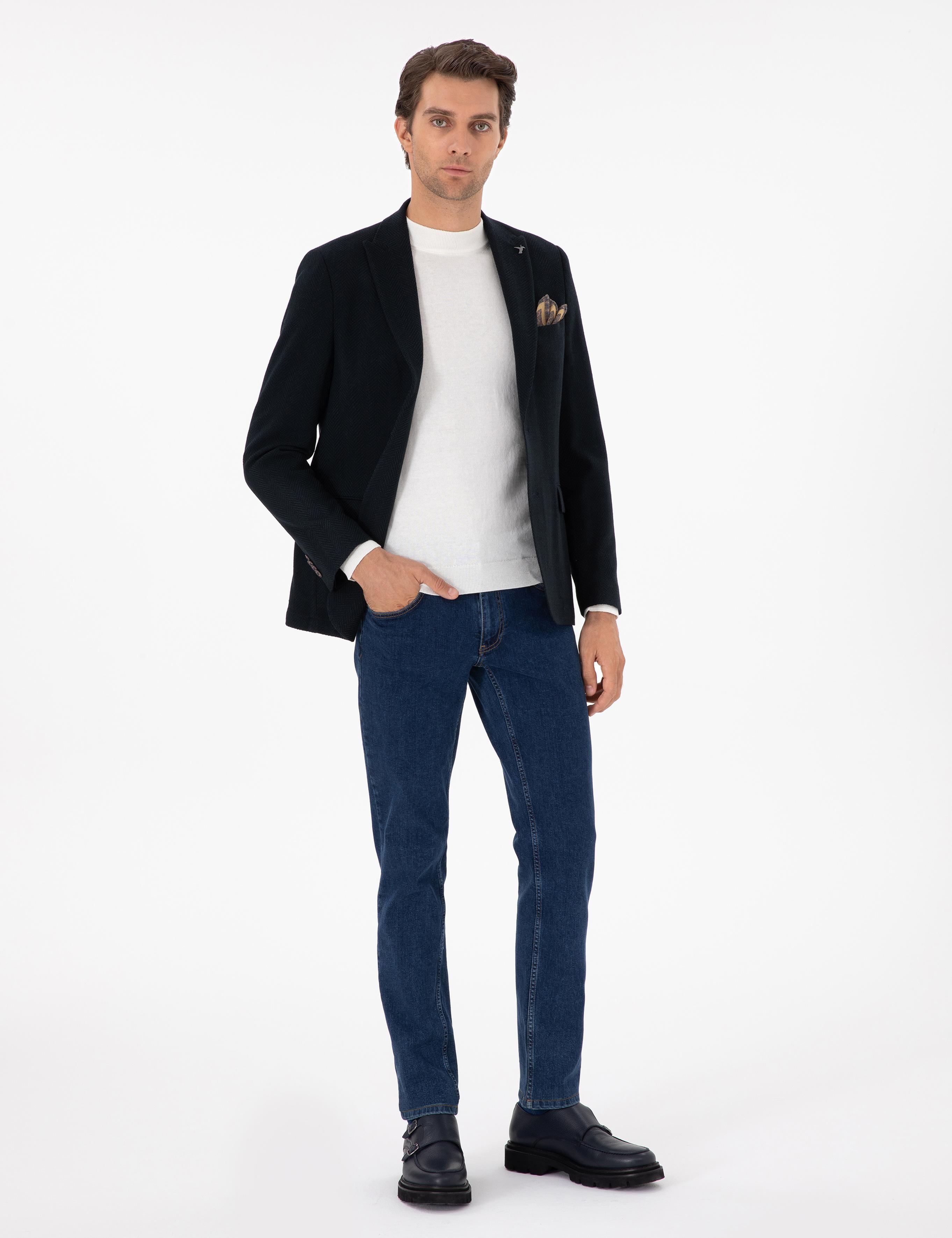 Yeşil Slim Fit Ceket - 50290533053