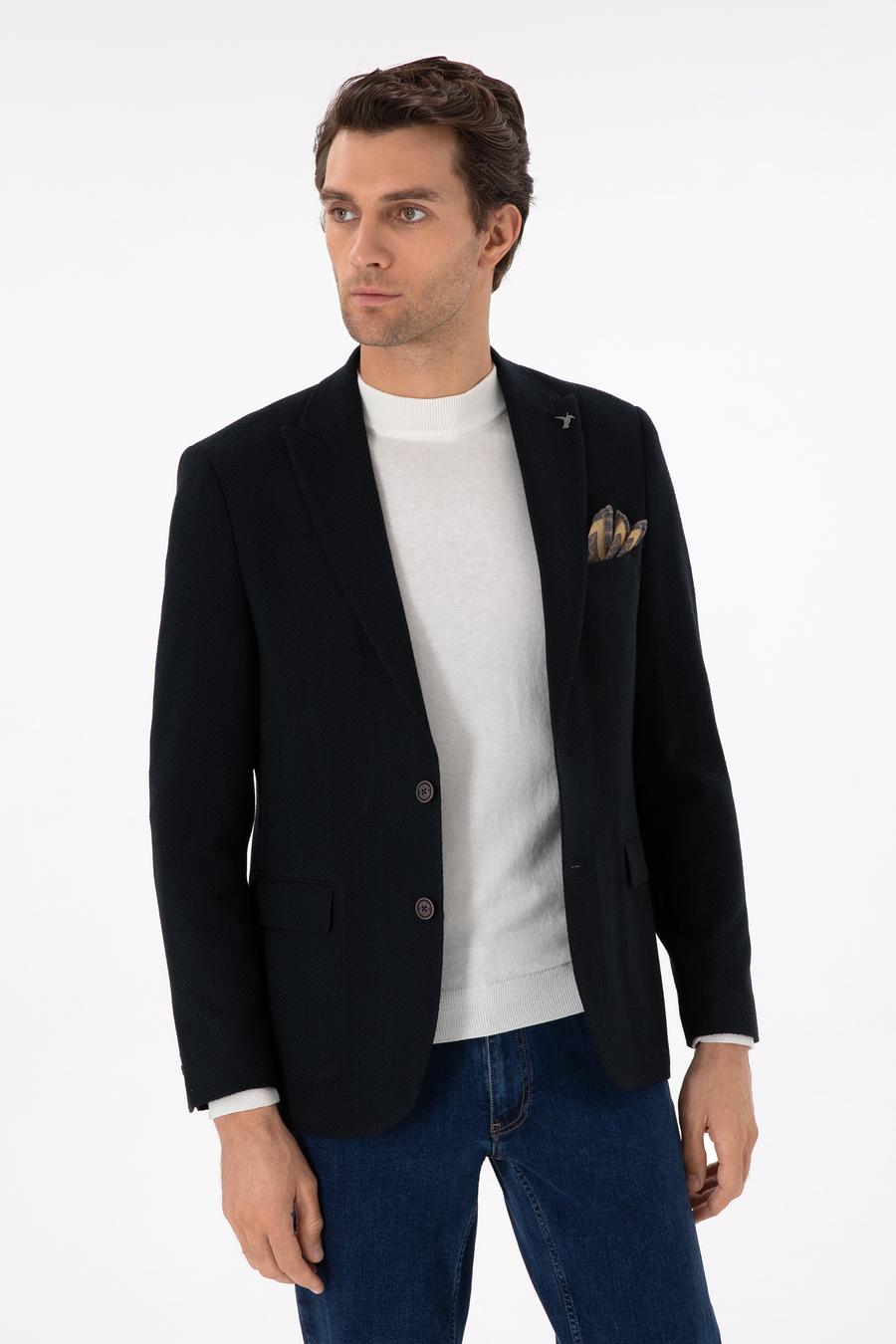 Yeşil Slim Fit Ceket - 50290533053