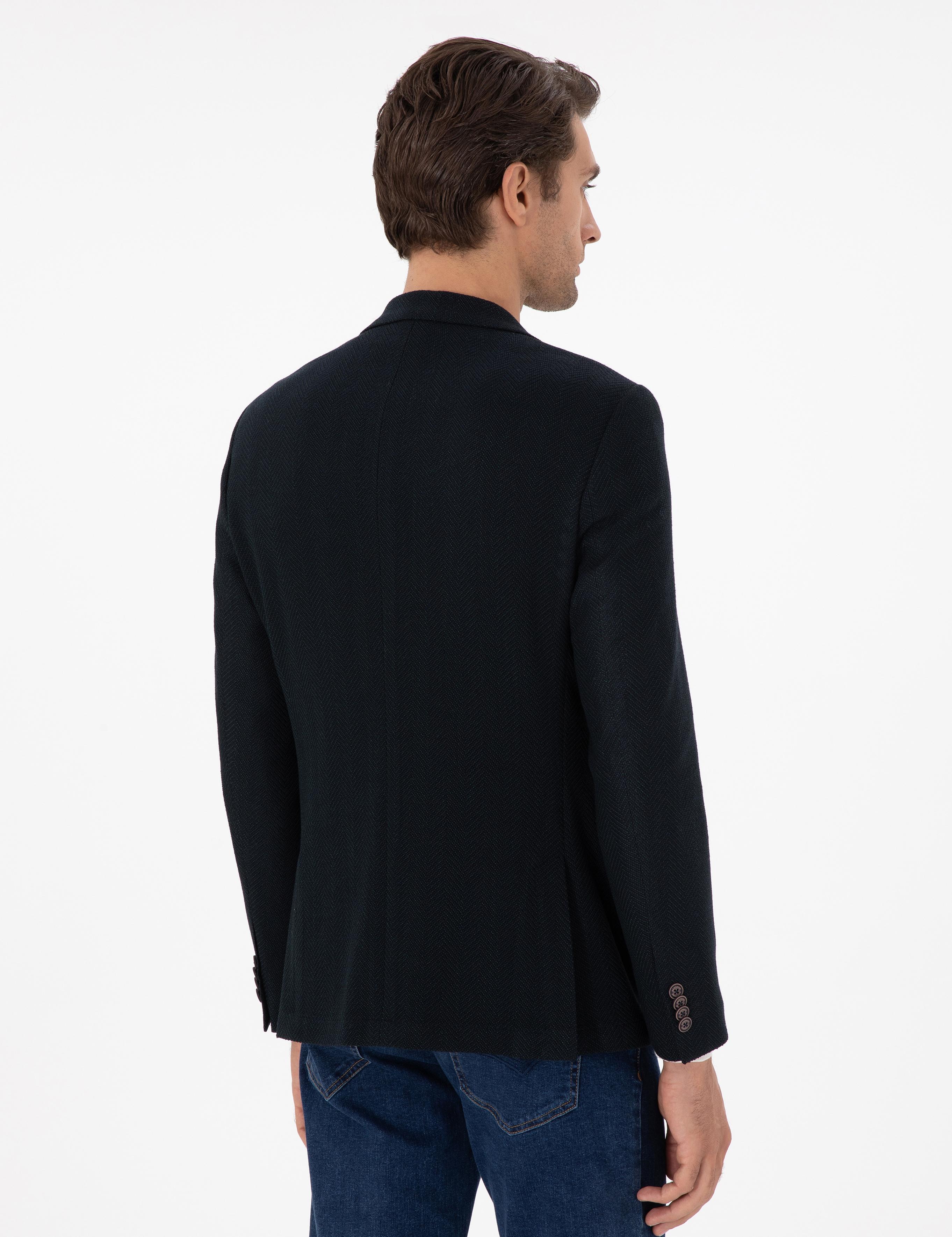 Yeşil Slim Fit Ceket - 50290533053