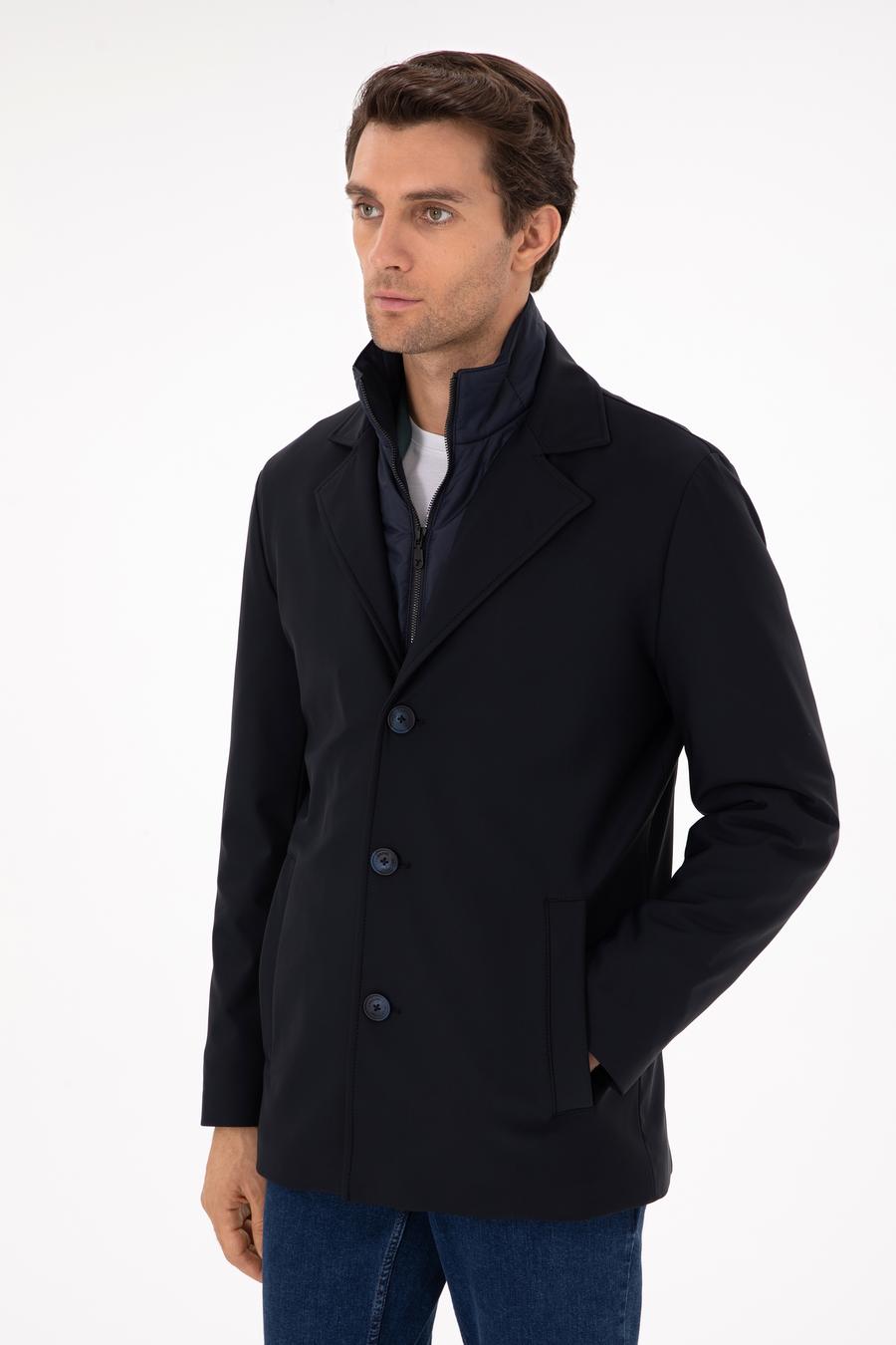 Lacivert Slim Fit Mont - 50292651013