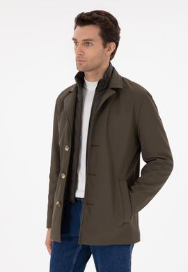 Haki Slim Fit Mont