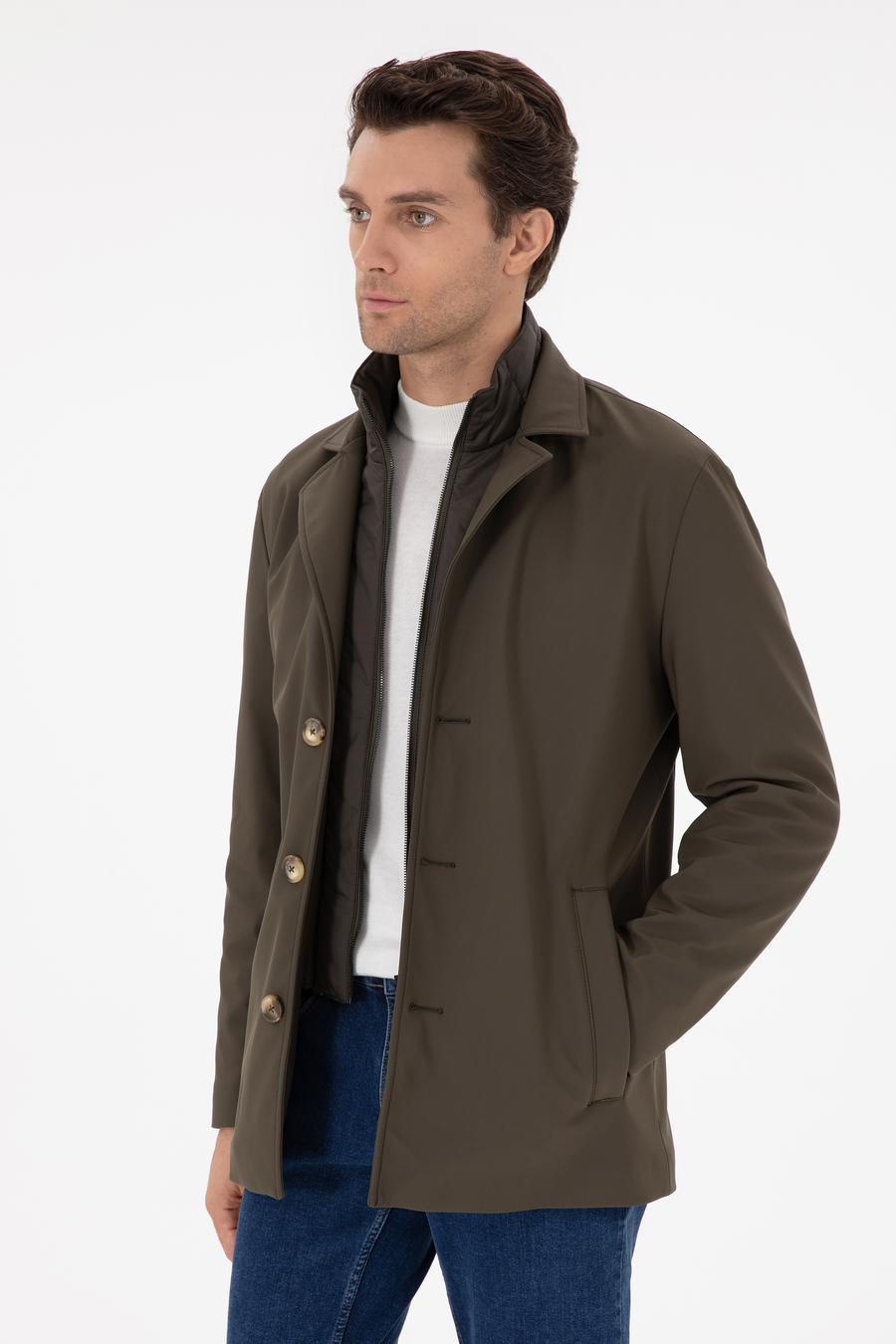 Haki Slim Fit Mont - 50292651042