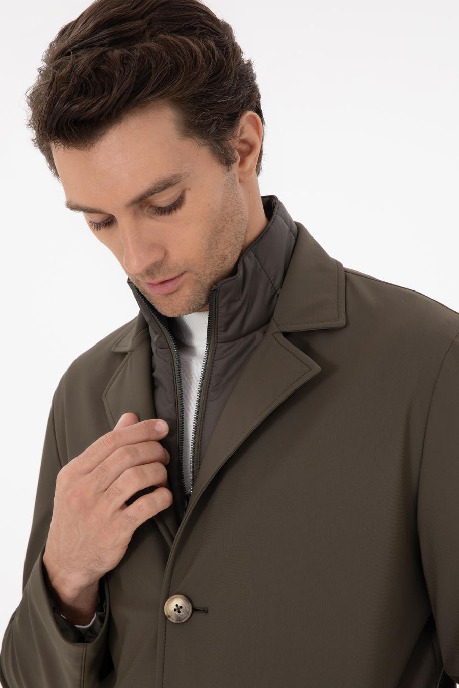 Haki Slim Fit Mont - 50292651042