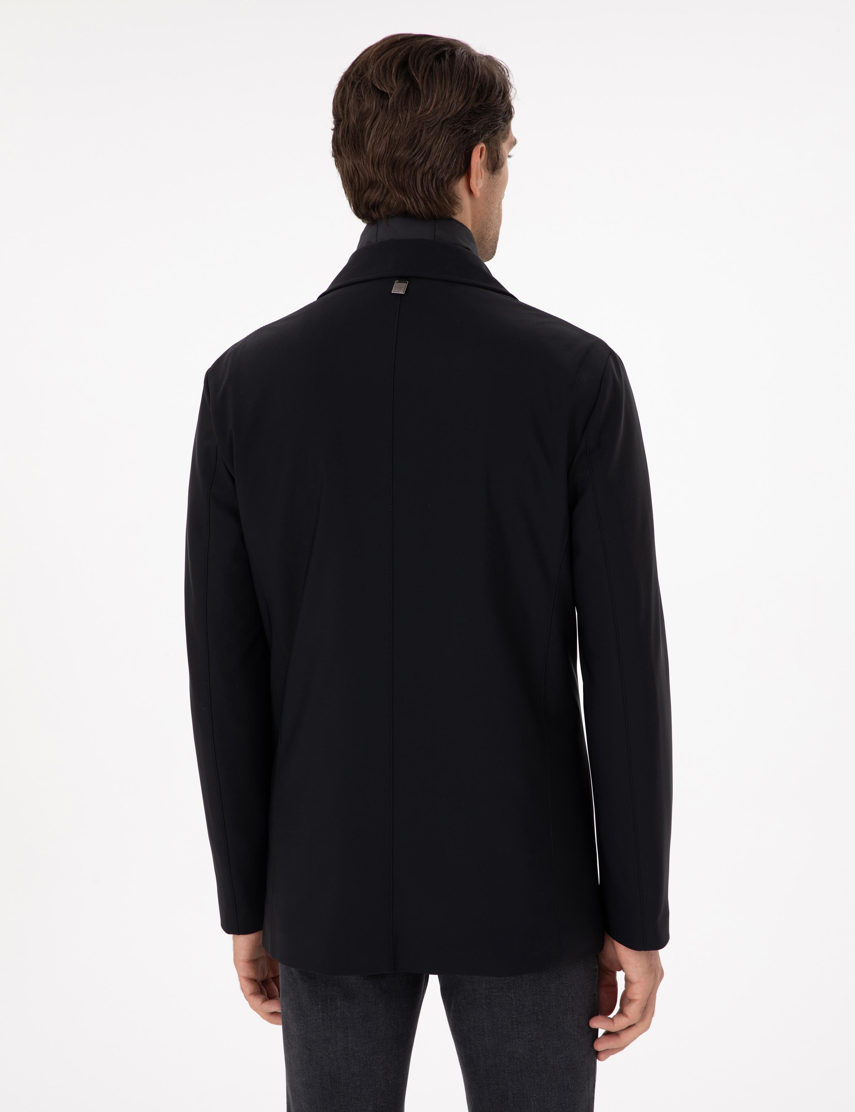 Siyah Slim Fit Mont - 50292651006