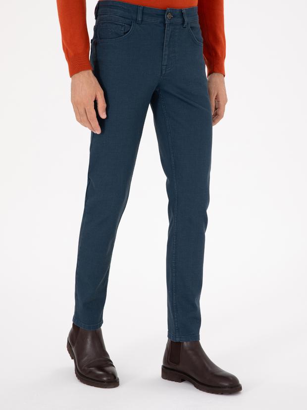 Petrol Slim Fit Jean Pantolon