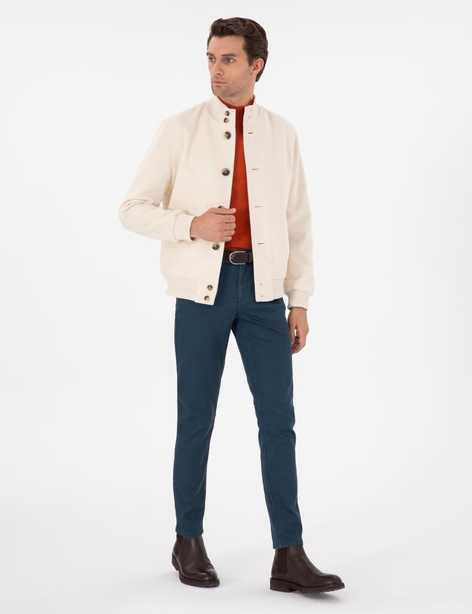 Petrol Slim Fit Jean Pantolon