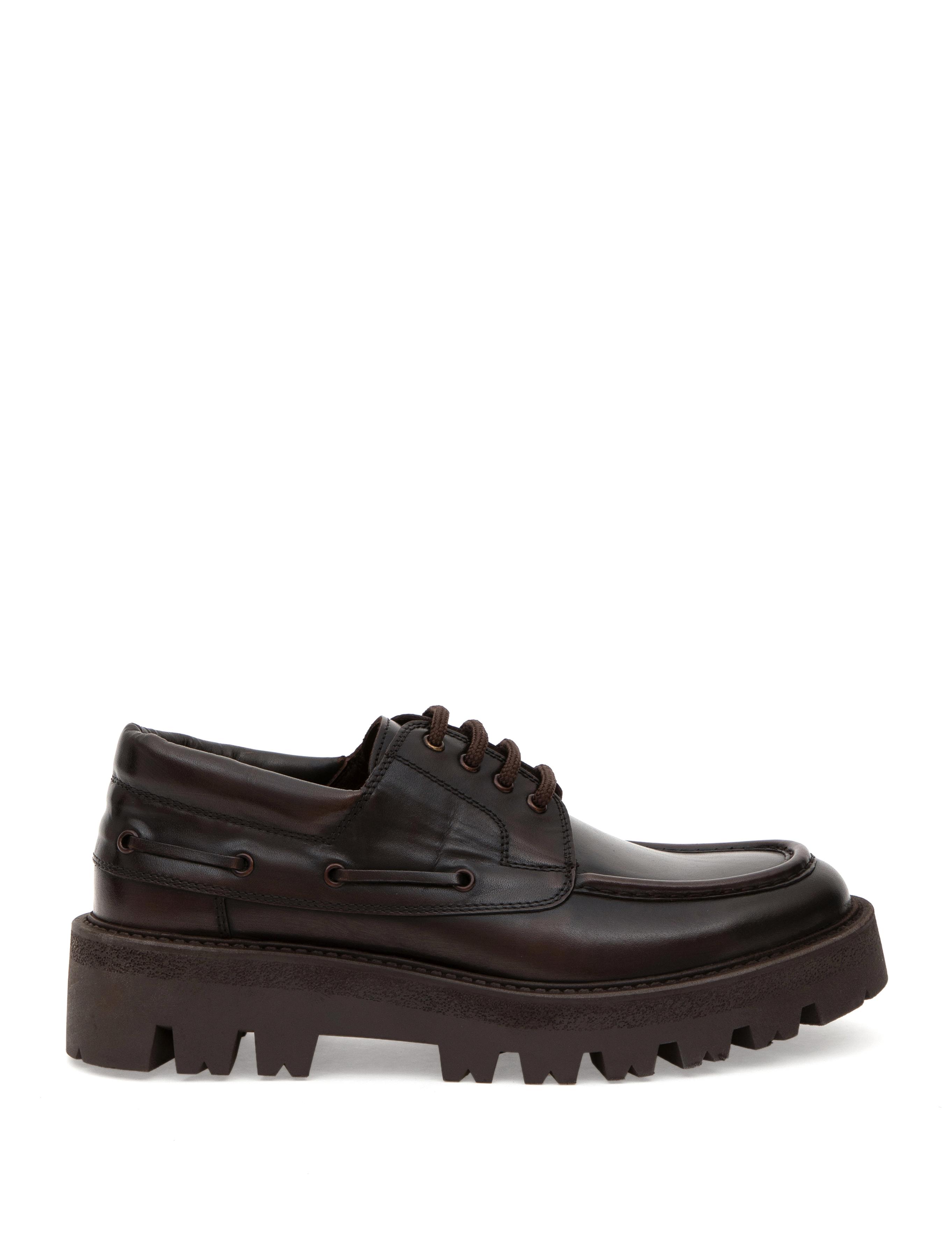 Kahverengi %100 Deri Termo Taban Smart Casual Ayakkabı - 50296545002