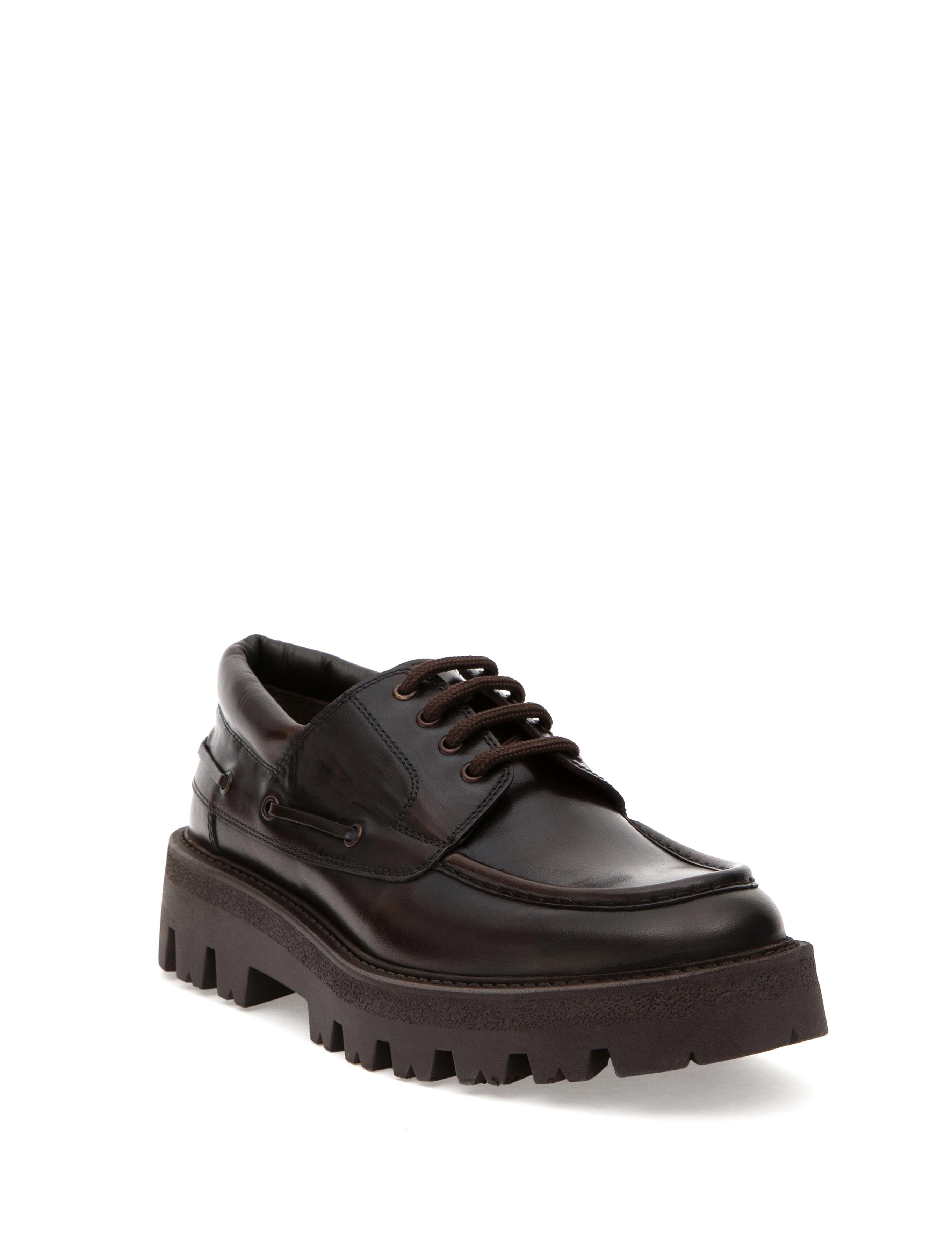 Kahverengi %100 Deri Termo Taban Smart Casual Ayakkabı - 50296545002