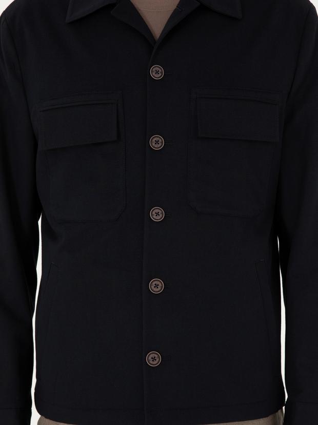 Koyu Lacivert Regular Fit Ceket