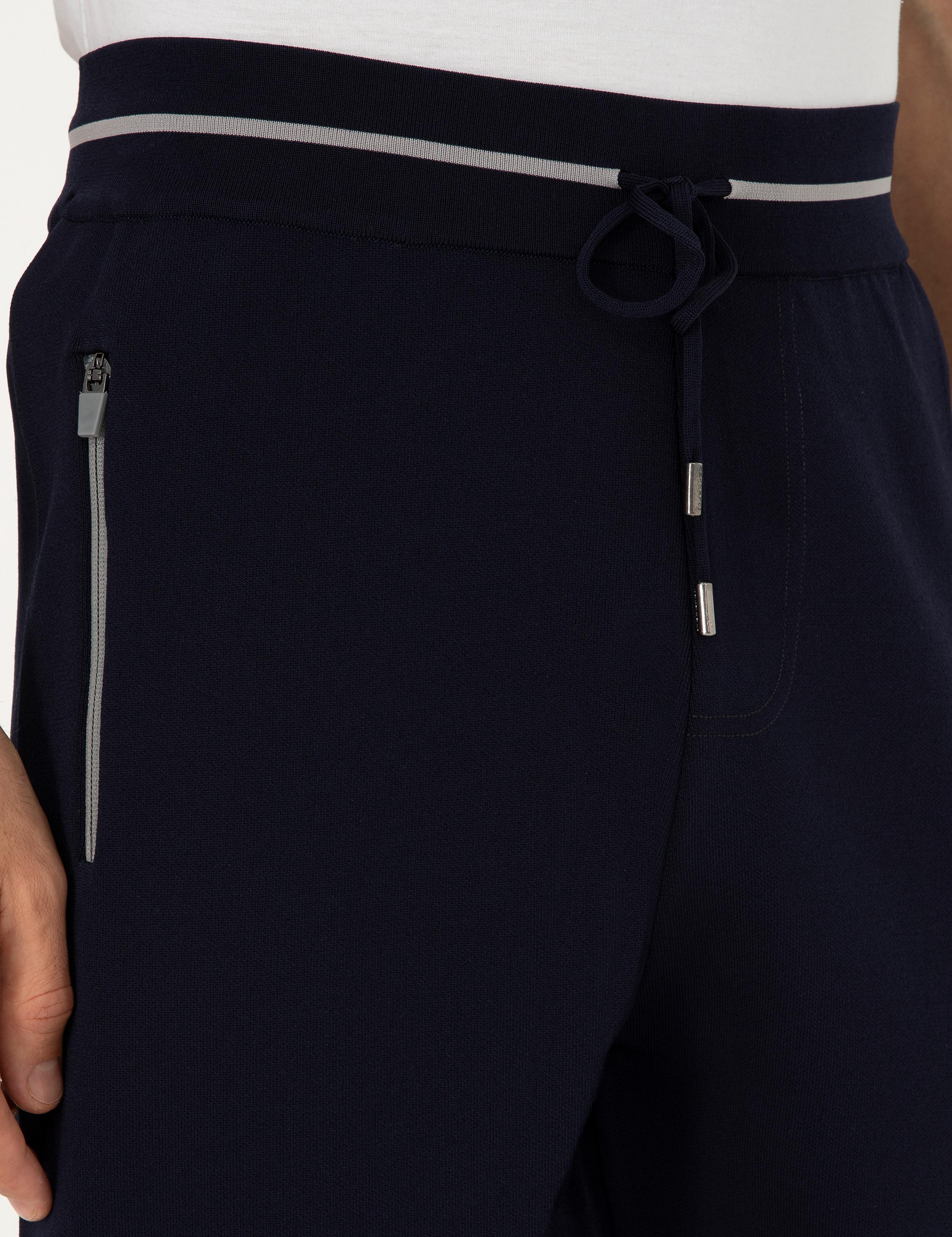 Lacivert Jogging Fit Triko Pantolon - 50292585018