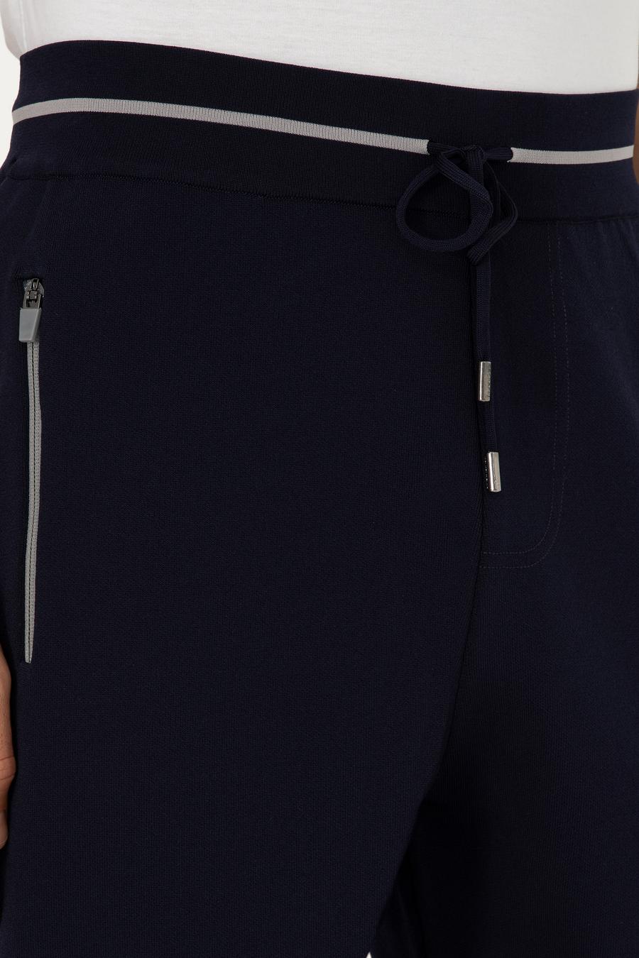 Lacivert Jogging Fit Triko Pantolon - 50292585018