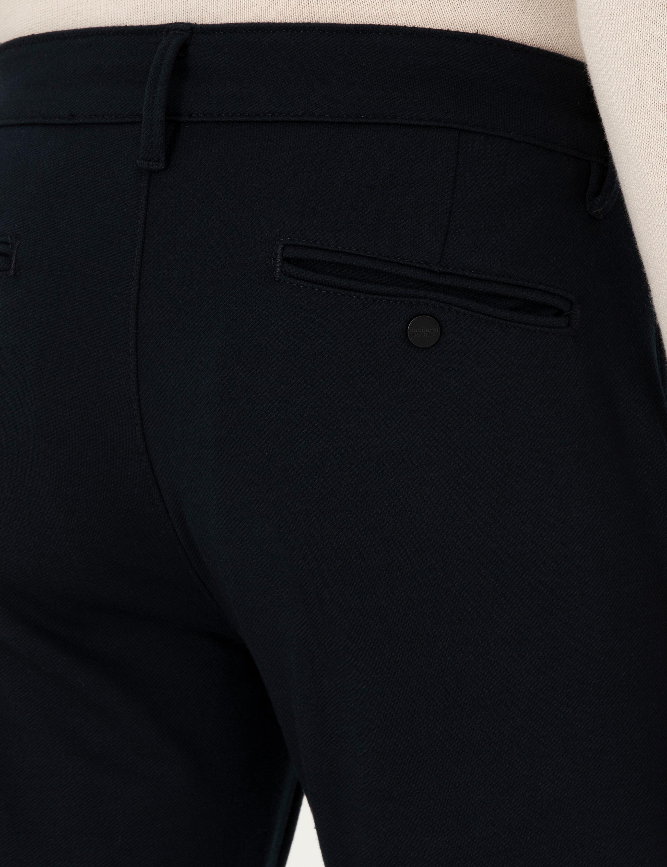 Lacivert Slim Fit Kanvas Pantolon - 50292330014