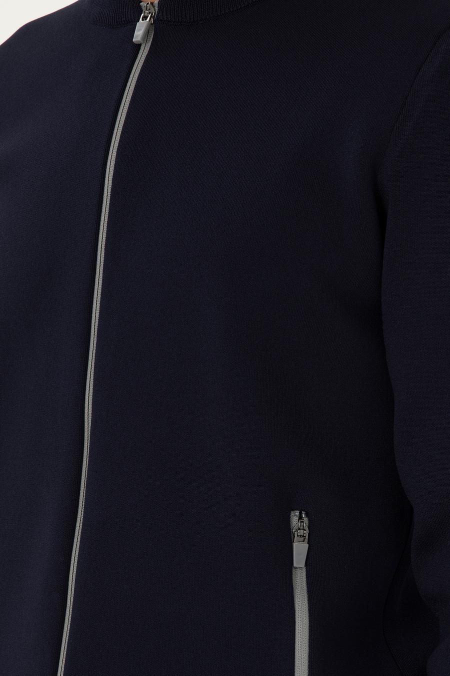 Lacivert Regular Fit Triko Hırka - 50293466025