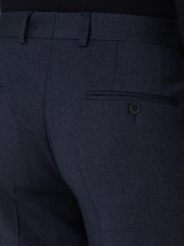 Lacivert Slim Fit Kumaş Pantolon