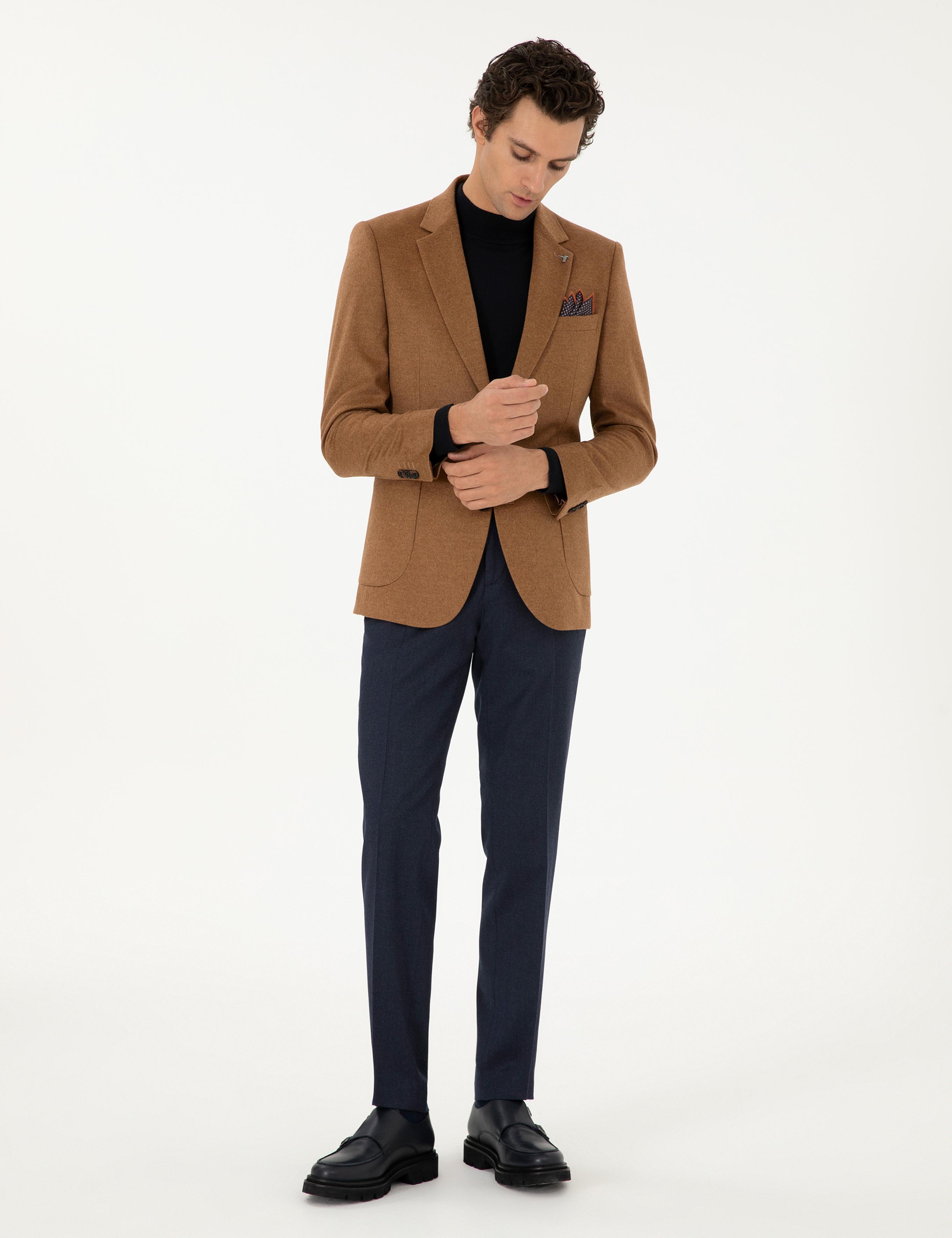 Lacivert Slim Fit Kumaş Pantolon - 50292514024