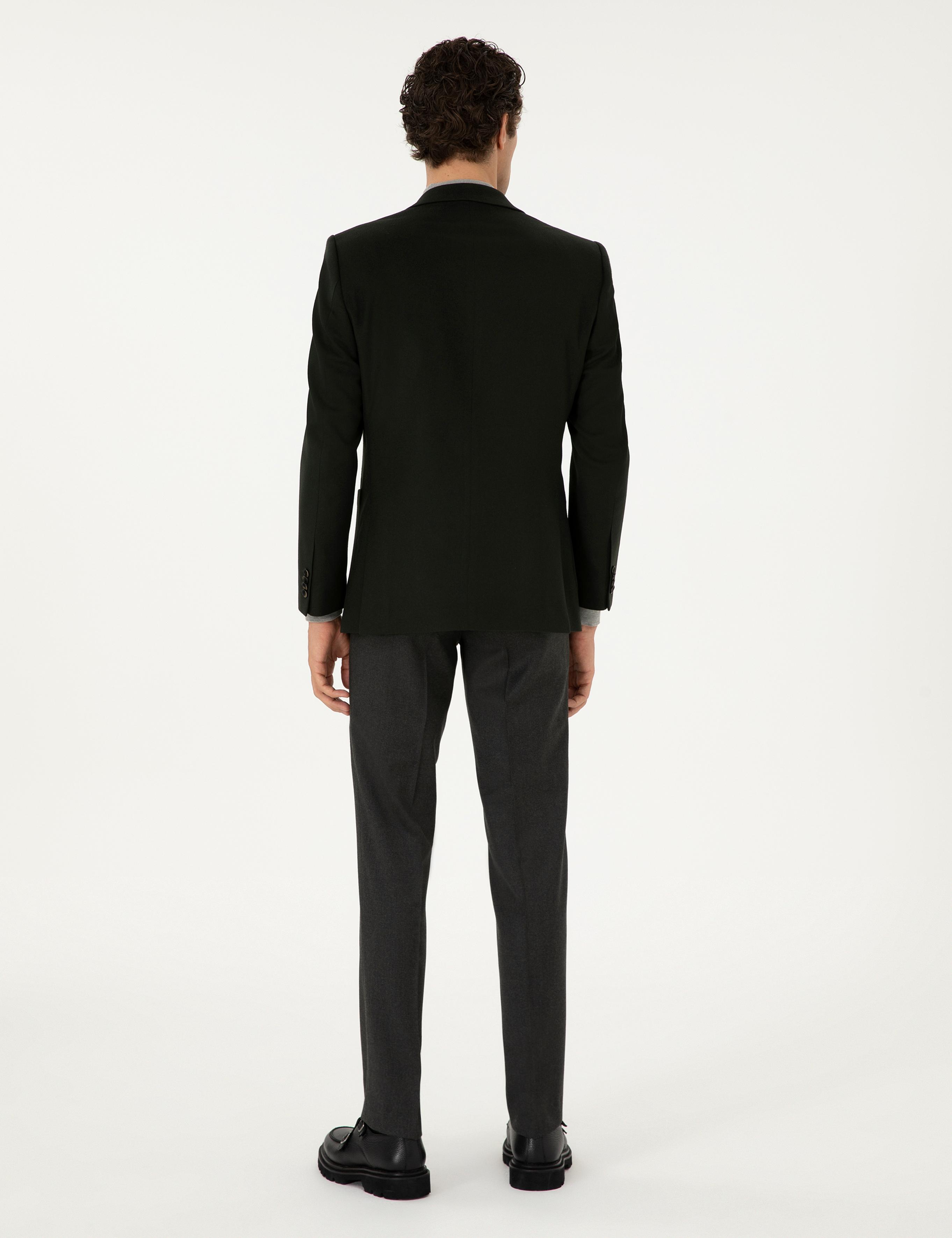 Yeşil Slim Fit Kumaş Pantolon - 50292514040
