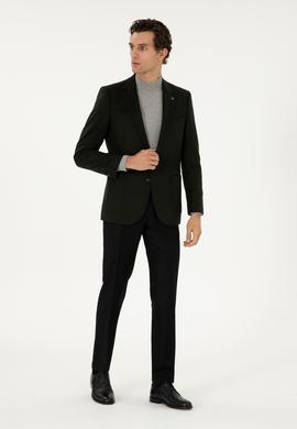 Siyah Slim Fit Kumaş Pantolon