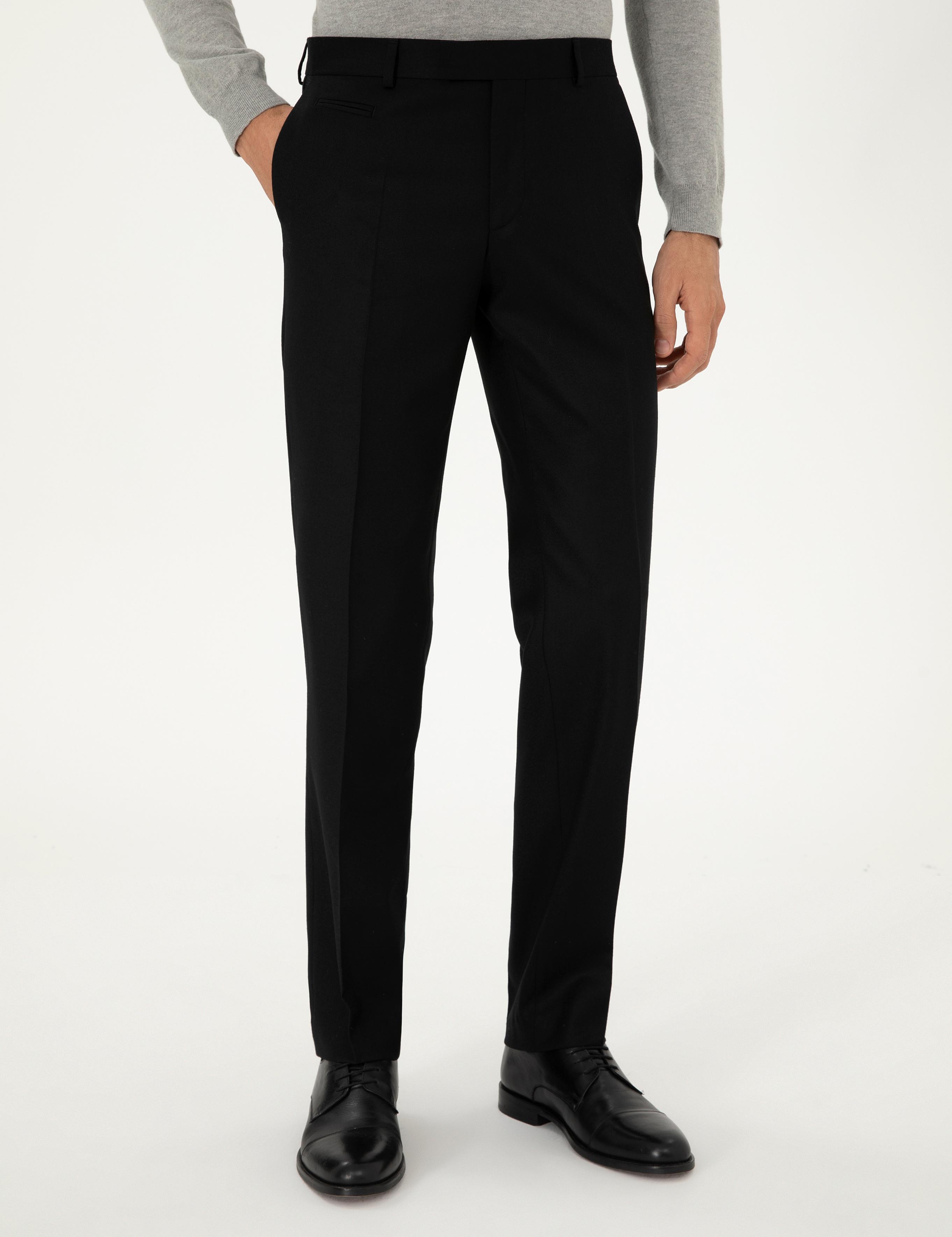 Siyah Slim Fit Kumaş Pantolon - 50292514003