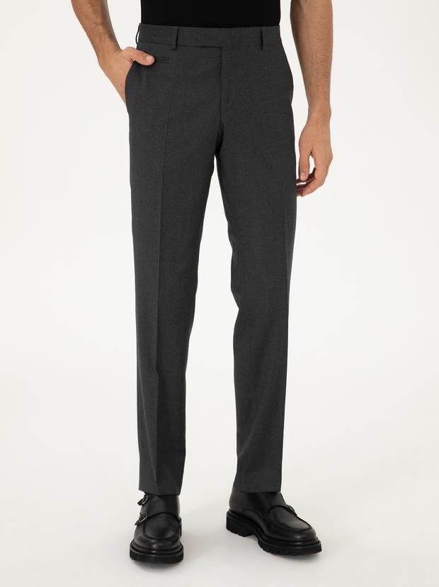 Antrasit Slim Fit Kumaş Pantolon