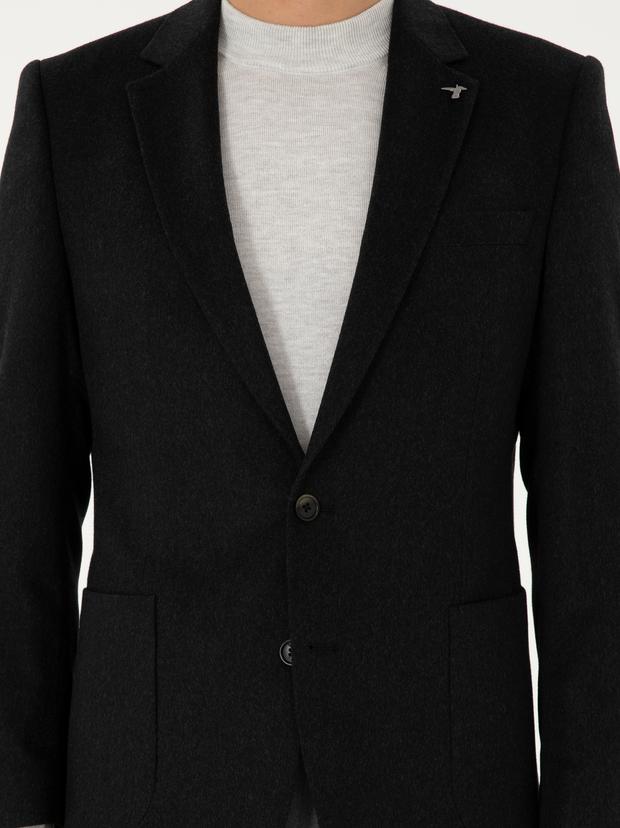 Siyah Slim Fit Ceket