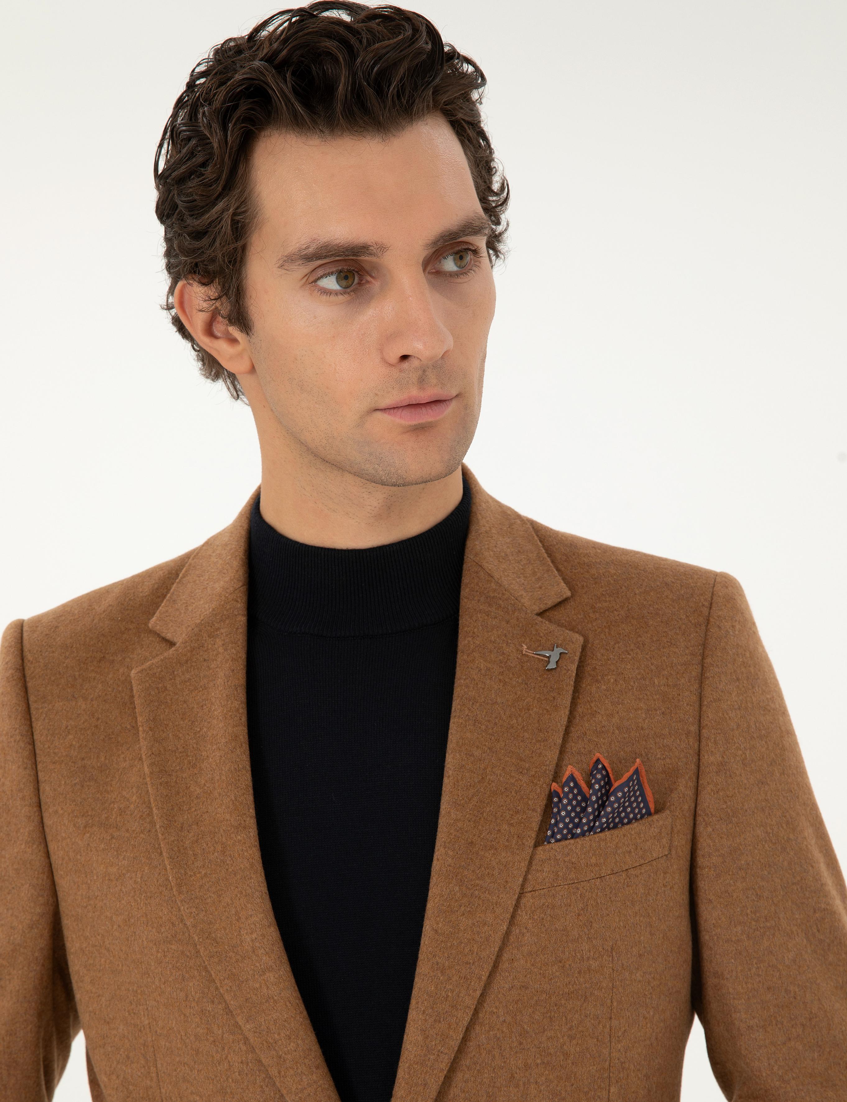 Camel Slim Fit Ceket - 50292575008