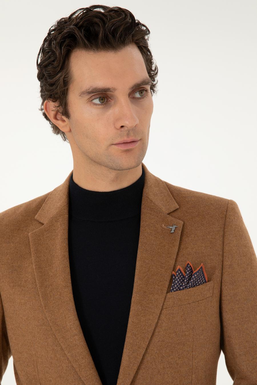 Camel Slim Fit Ceket - 50292575008