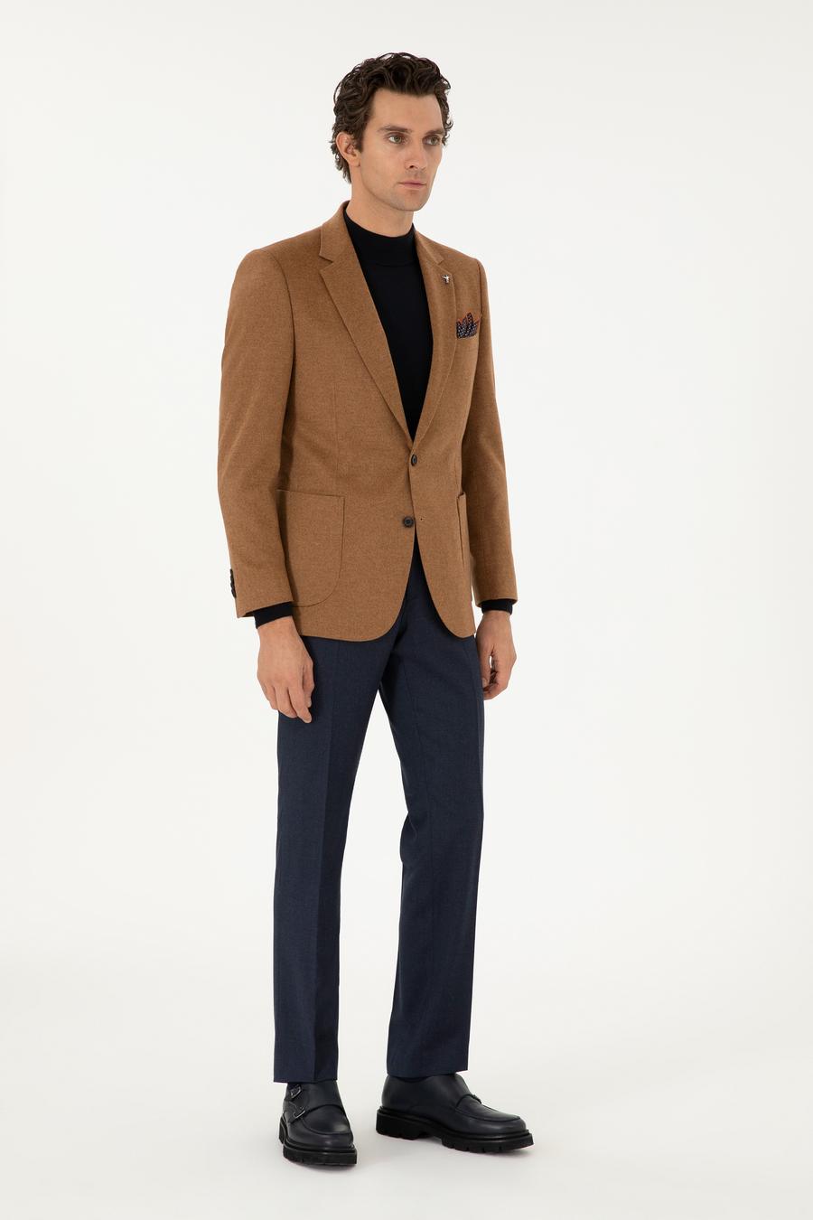 Camel Slim Fit Ceket - 50292575008