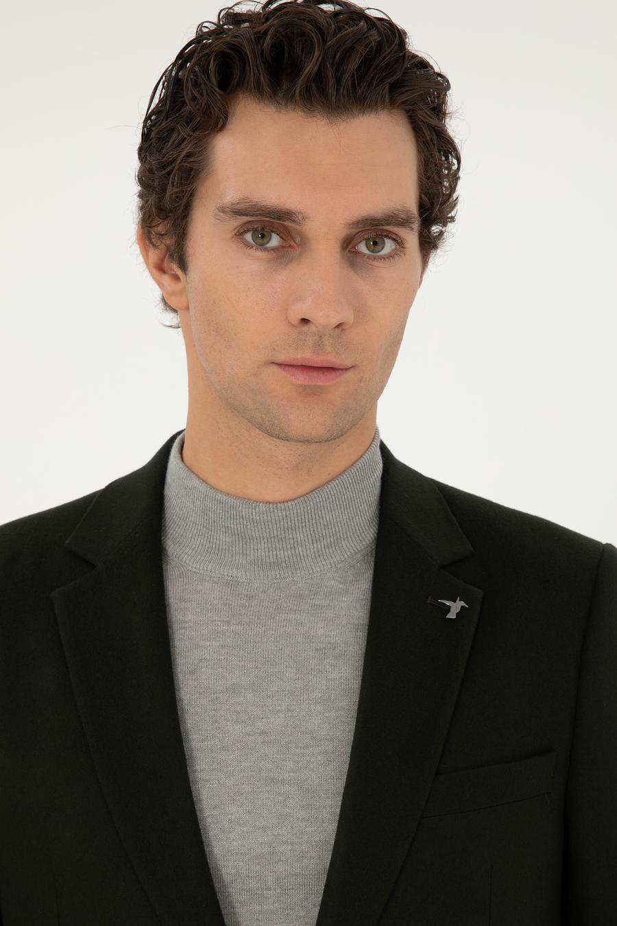 Haki Slim Fit Ceket - 50292575125