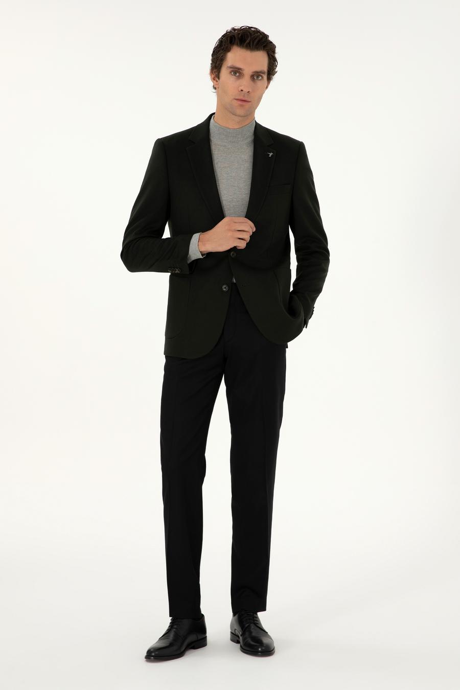 Haki Slim Fit Ceket - 50292575125