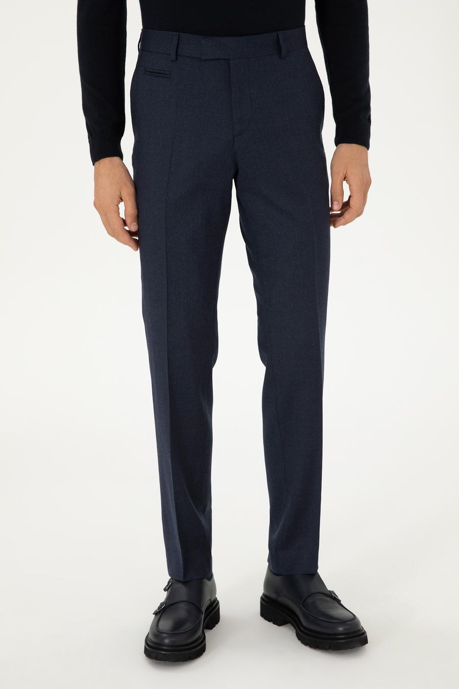 Lacivert Slim Fit Kumaş Pantolon - 50292514024