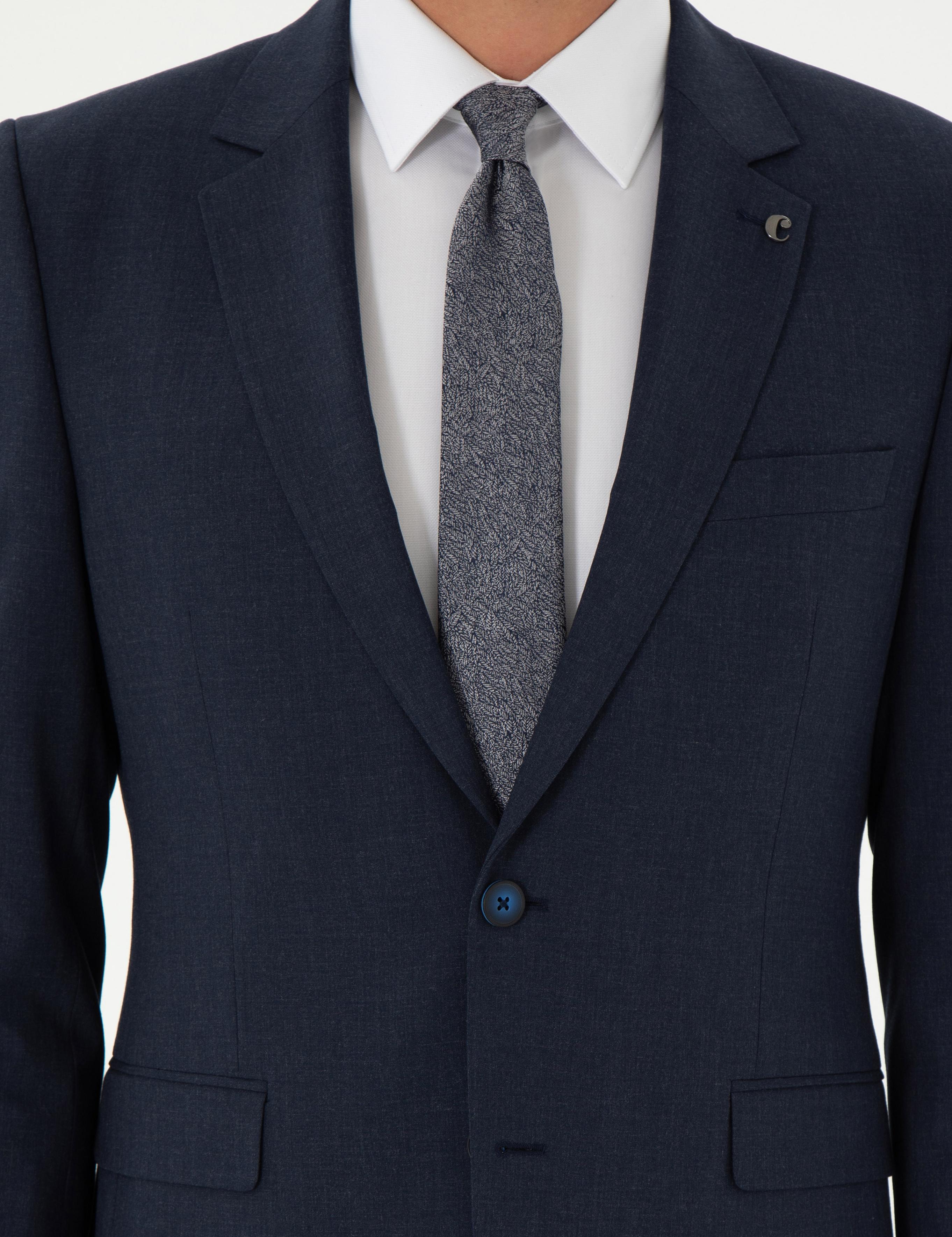 Lacivert Slim Fit Klasik Takım Elbise - 50310167044